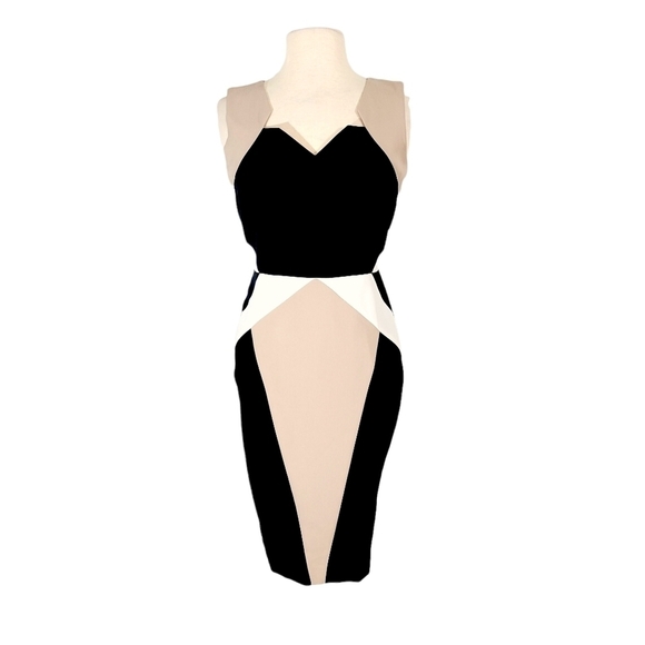 Dorothy Perkins Symmetric Colorblock Dress - Picture 1 of 8